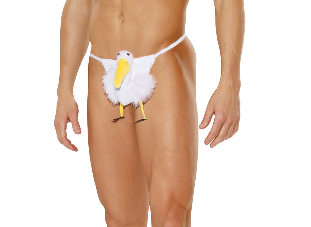 Elegant Memories White Men's Stork Pouch 2914