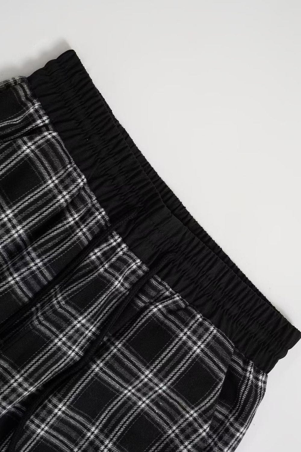 Plaid Wide Leg Pants - Trendsi