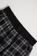 Plaid Wide Leg Pants - Trendsi