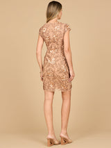 Cap Sleeve Embellished Dress