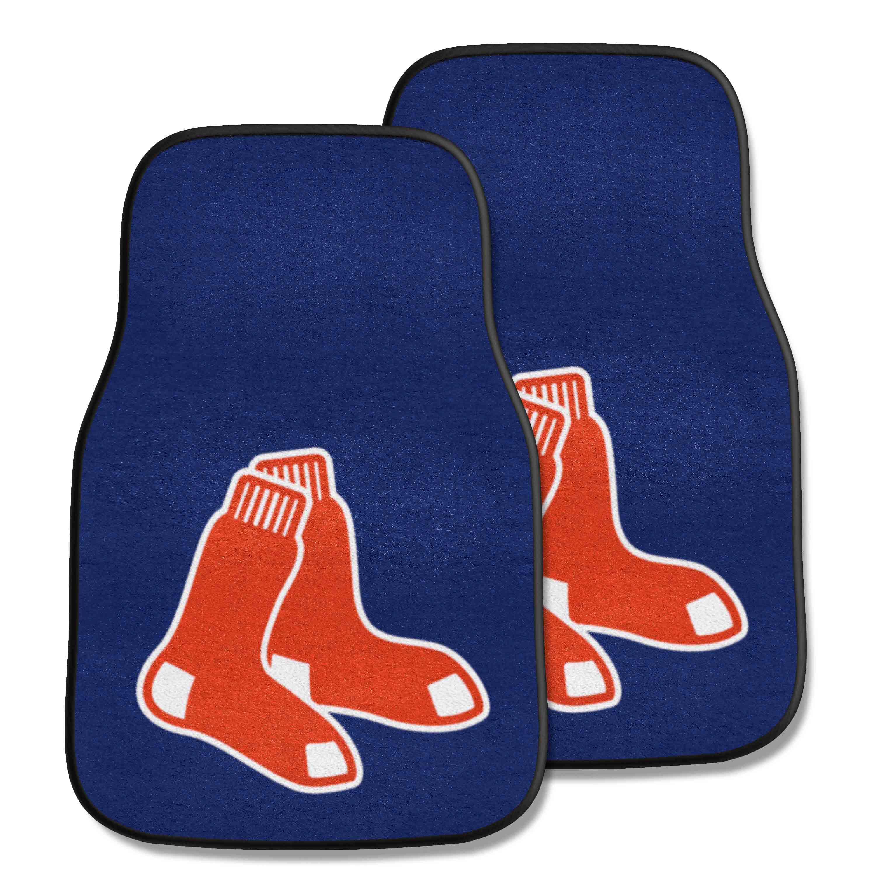 Boston Red Sox Front Carpet Car Mat Set - 2 Pieces - Boston Red Sox