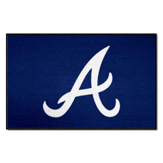 Atlanta Braves Starter Mat Accent Rug - 19in. x 30in. - Atlanta Braves