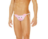 Elegant Memories Pink Men's Pig Pouch 2918