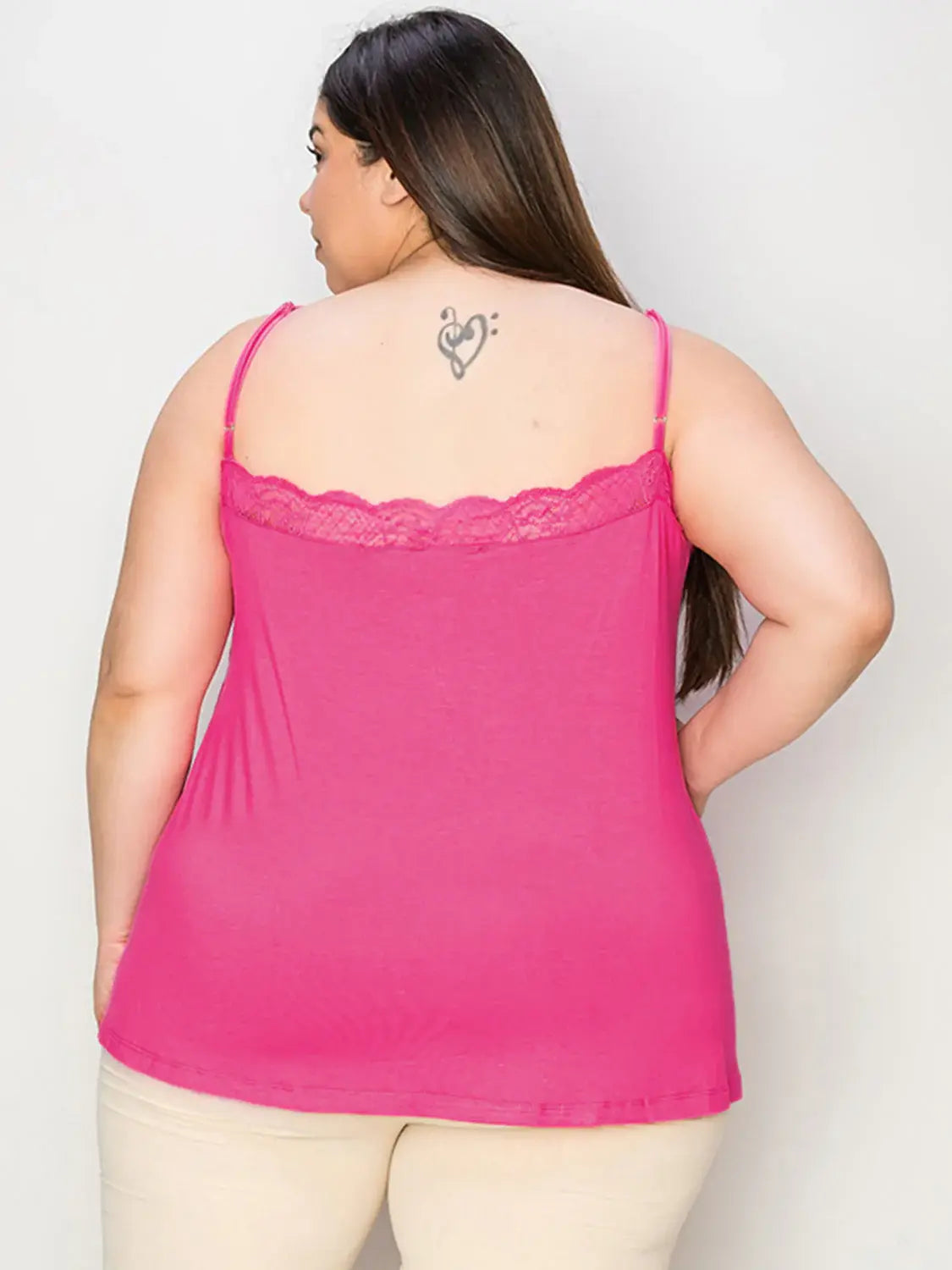 Basic Bae Full Size Lace Trim V-Neck Cami - ShopBasicbae - Flyclothing LLC