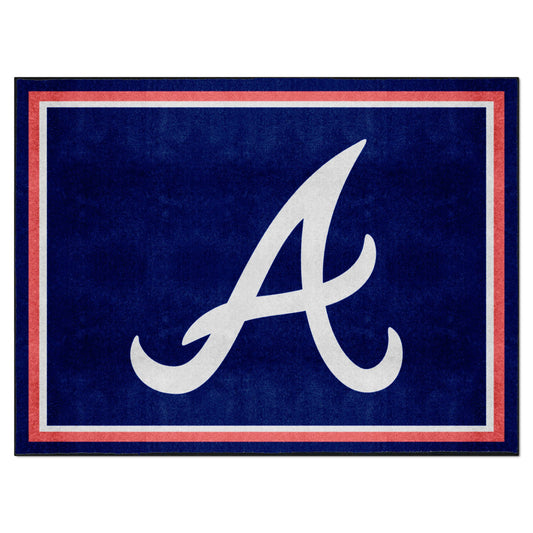 Atlanta Braves 8ft. x 10 ft. Plush Area Rug - Atlanta Braves