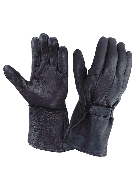 8250.00 - Mens Gauntlet Deerskin Leather Gloves