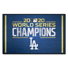 Los Angeles Dodgers 2020 MLB World Series Champions Starter Mat Accent Rug - 19in. x 30in. - Los Angeles Dodgers