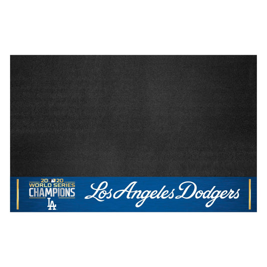 Los Angeles Dodgers 2020 MLB World Series Champions Vinyl Grill Mat - 26in. x 42in. - Los Angeles Dodgers