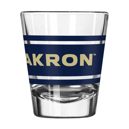 Akron 2oz Stripe Shot Glass - Logo Brands - Flyclothing LLC