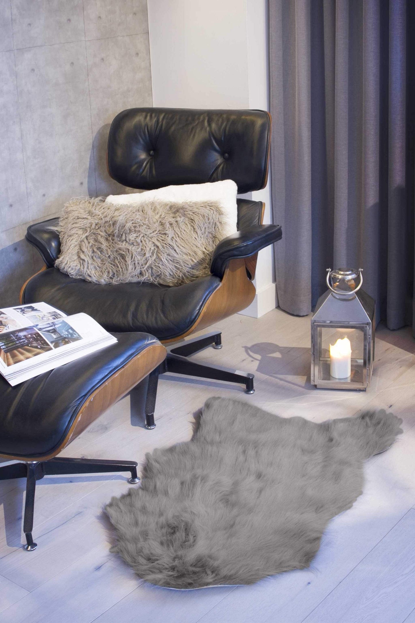 2' X 3' Grey Animal Print Area Rug - Homeroots - Flyclothing LLC