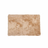 2' X 3' Tan Faux Fur Rectangular Area Rug - Homeroots