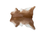 2' X 3' Tan Print Cowhide Area Rug - Homeroots