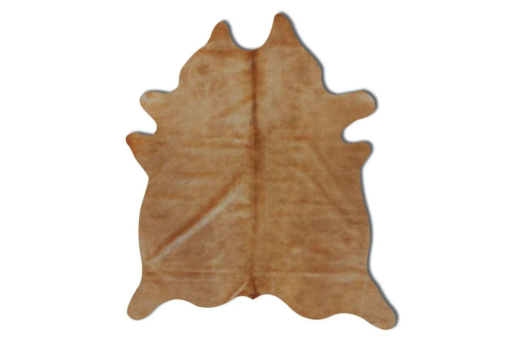 6' X 7' Golden Honey Exotic Cowhide Area Rug - Homeroots - Flyclothing LLC
