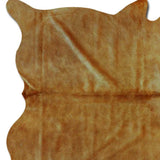 6' X 7' Golden Honey Exotic Cowhide Area Rug - Homeroots - Flyclothing LLC