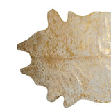 6' X 7' Natural And Gold Genuine Cowhide Area Rug - Homeroots - Flyclothing LLC