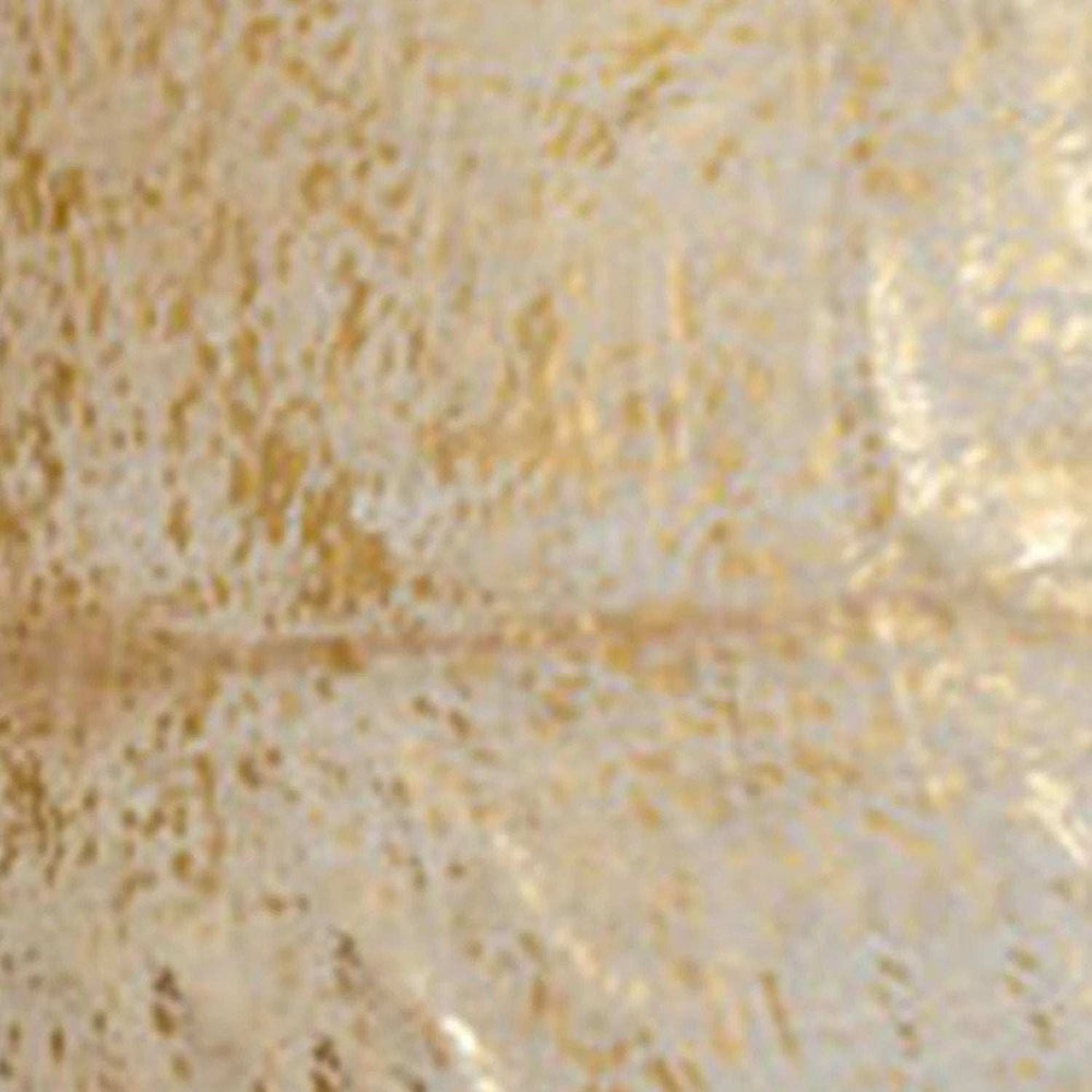 6' X 7' Natural And Gold Genuine Cowhide Area Rug - Homeroots - Flyclothing LLC