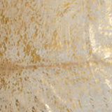 6' X 7'  Natural And Gold Genuine Cowhide Area Rug - Homeroots