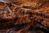 72" X 84" Classic And Brindle Cowhide - Rug - Homeroots - Flyclothing LLC