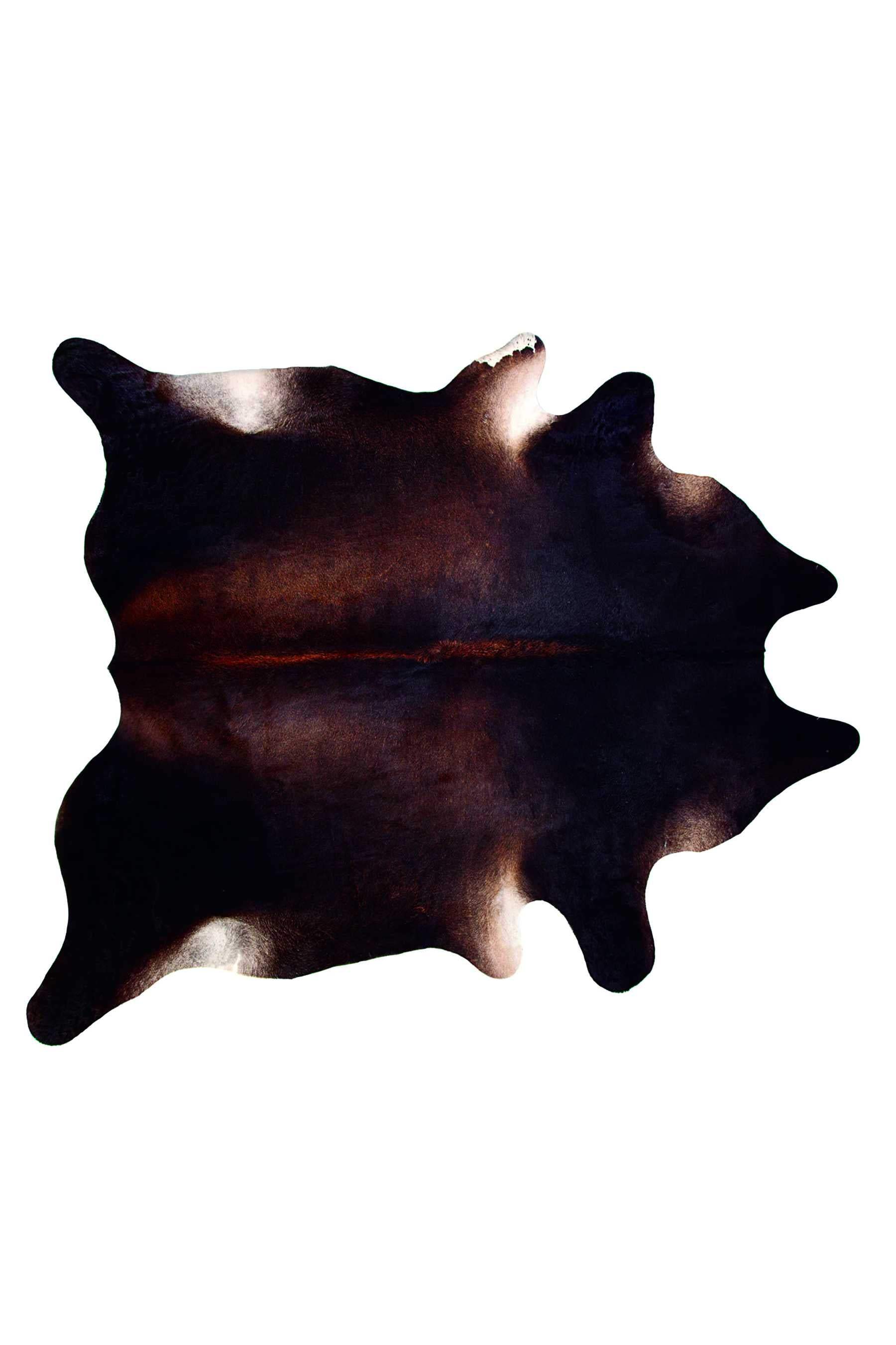 6' X 7' Black and White Cowhide Area Rug - Homeroots - Flyclothing LLC