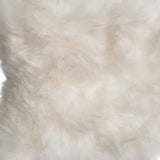 2' X 3' White Natural Wool Long-Haired Sheepskin Area Rug - Homeroots - Flyclothing LLC
