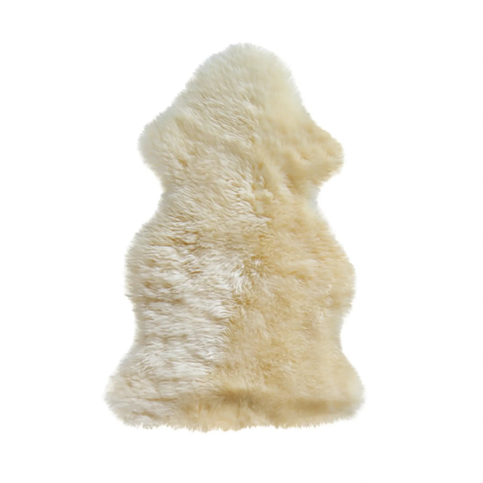 2' X 3' Gold Sheepskin Non Skid Area Rug - Homeroots - Flyclothing LLC