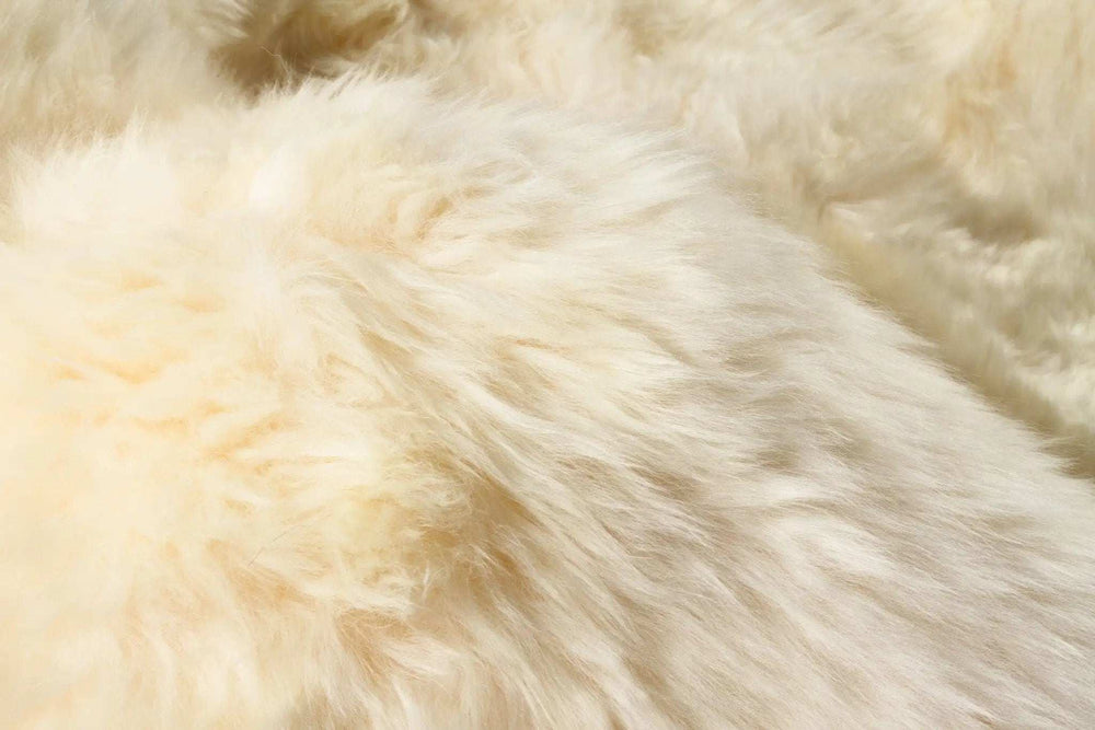 2' X 3' Gold Sheepskin Non Skid Area Rug - Homeroots - Flyclothing LLC