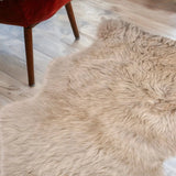 Taupe Animal Print Area Rug - Homeroots