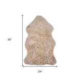 Taupe Animal Print Area Rug - Homeroots