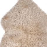 Taupe Animal Print Area Rug - Homeroots