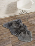 Grey Animal Print Area Rug - Homeroots - Flyclothing LLC
