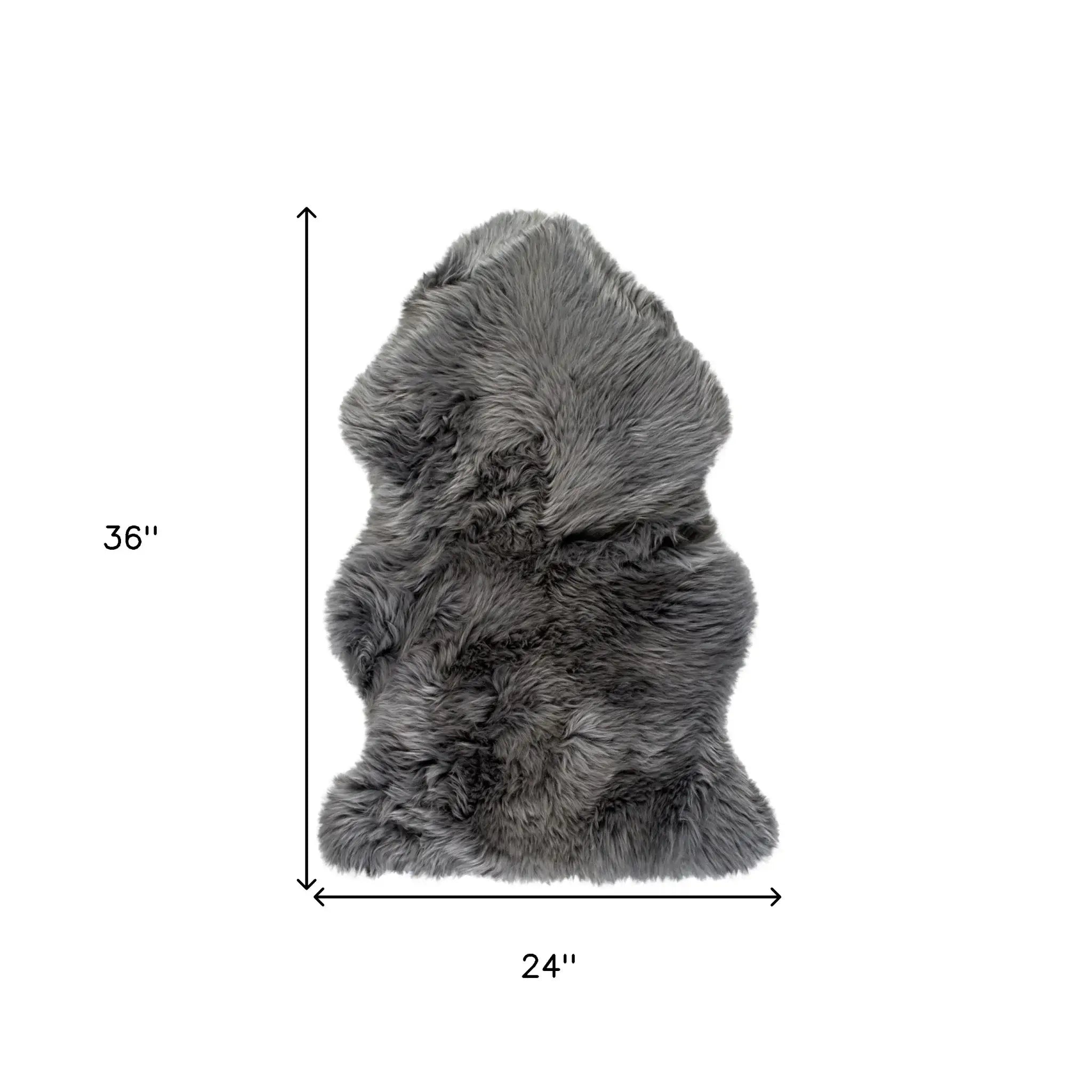 Grey Animal Print Area Rug - Homeroots - Flyclothing LLC