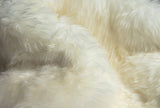 2' X 3' White Natural New Zealand Sheepskin Wool Area Rug - Homeroots - Flyclothing LLC