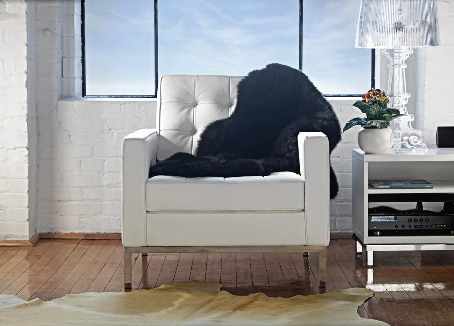 Black Animal Print Area Rug - Homeroots - Flyclothing LLC