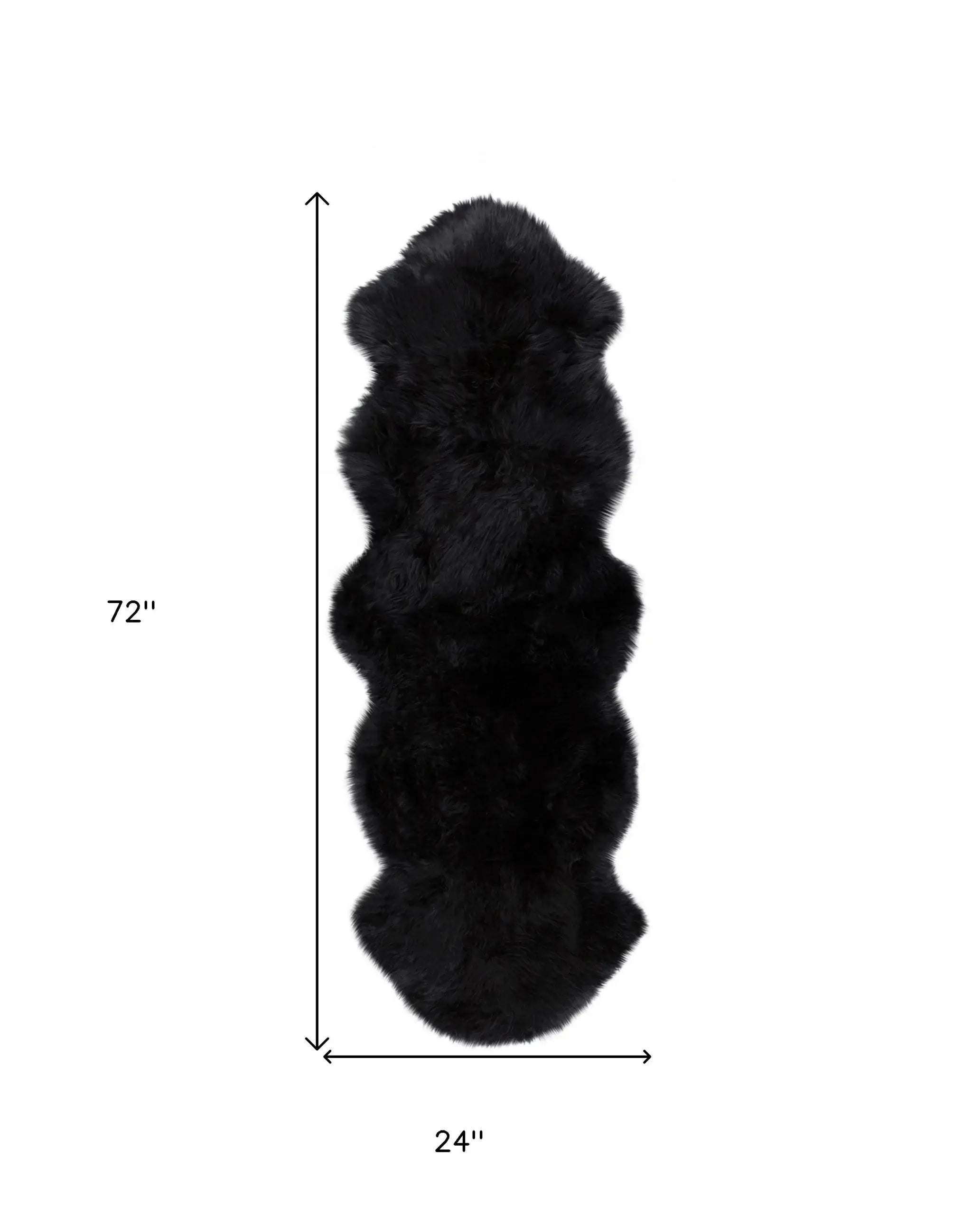 Black Animal Print Area Rug - Homeroots - Flyclothing LLC