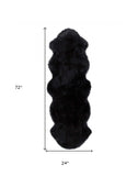 Black Animal Print Area Rug - Homeroots - Flyclothing LLC