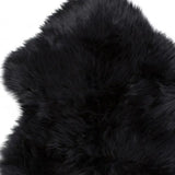 Black Animal Print Area Rug - Homeroots - Flyclothing LLC