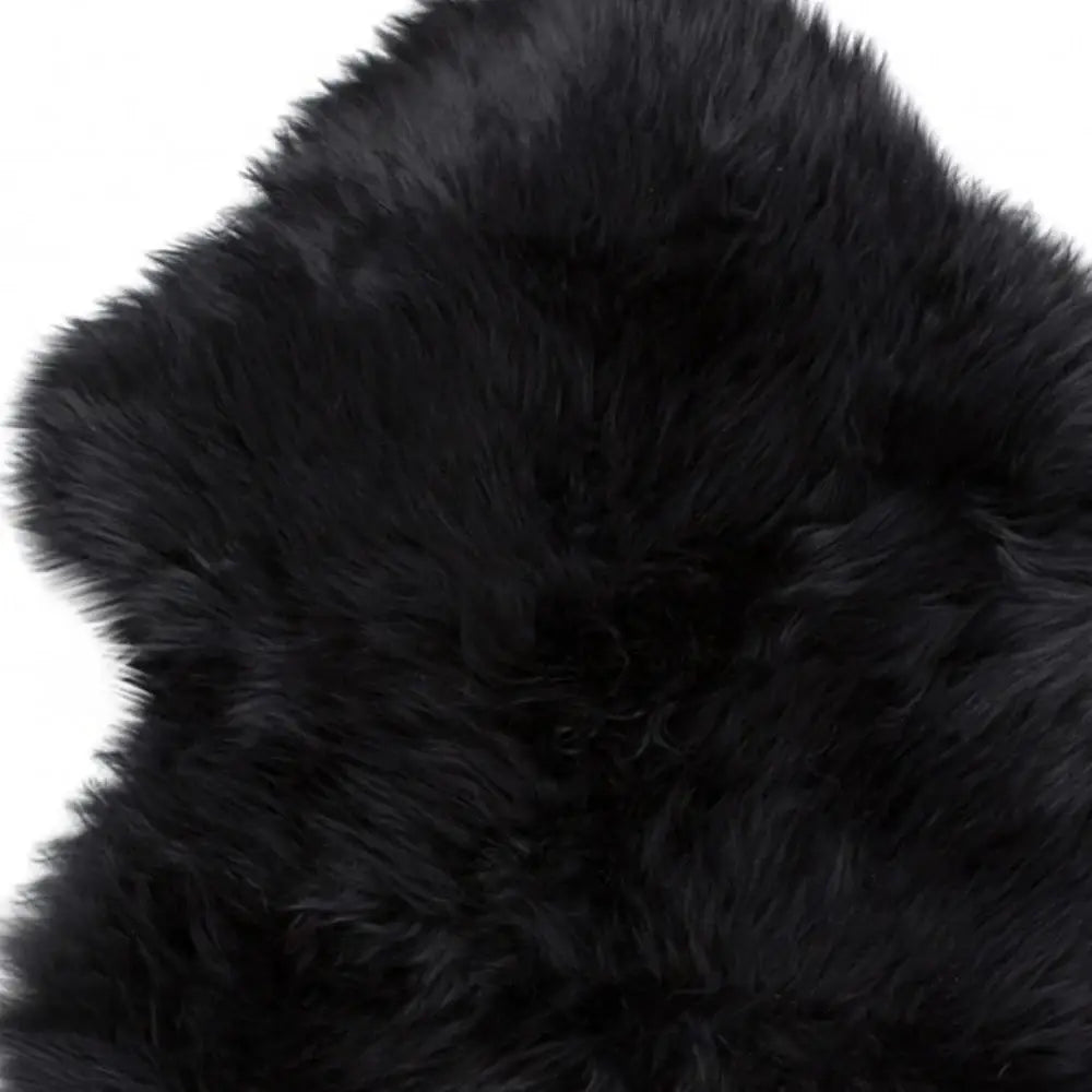 Black Animal Print Area Rug - Homeroots - Flyclothing LLC