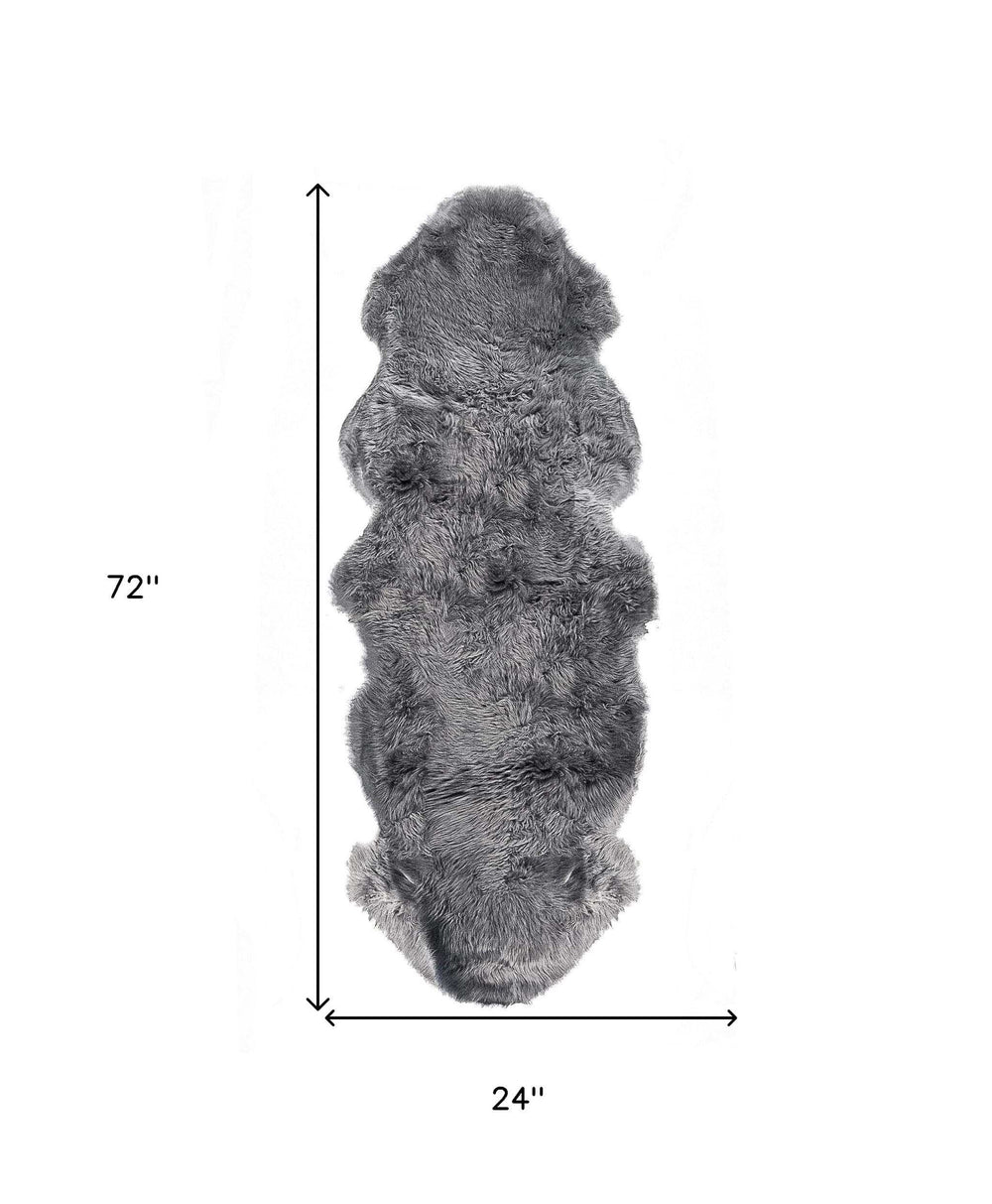 Grey Animal Print Area Rug - Homeroots - Flyclothing LLC