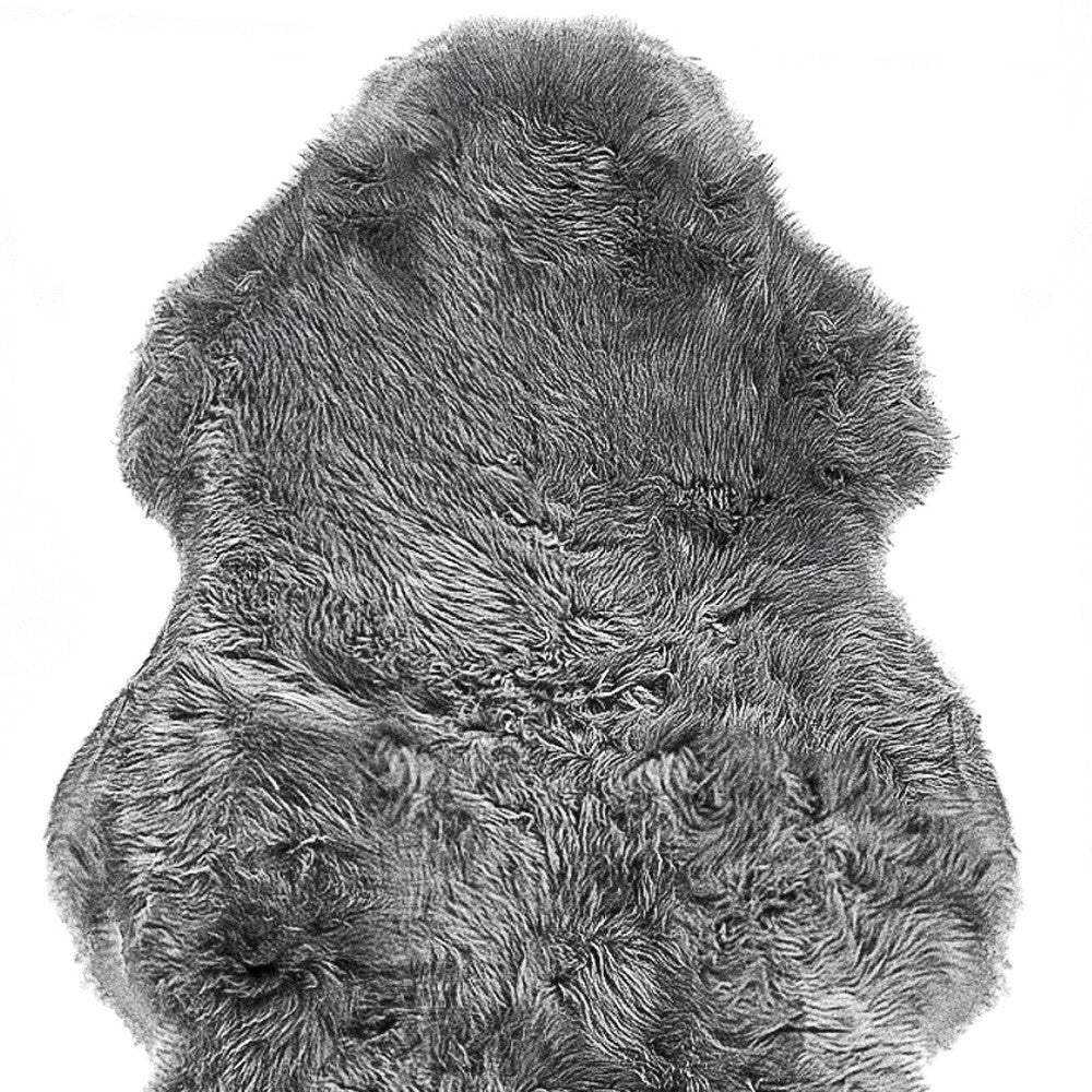 Grey Animal Print Area Rug - Homeroots - Flyclothing LLC