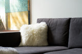 18" Natural Sheepskin Throw Pillow - Homeroots - Flyclothing LLC