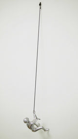 6" Silver Unique Climbing Man With Rope Wall Art - Homeroots - Flyclothing LLC