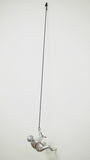 6" Silver Unique Climbing Man With Rope Wall Art - Homeroots