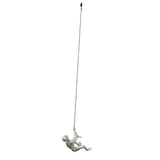 6" Silver Unique Climbing Man With Rope Wall Art - Homeroots - Flyclothing LLC