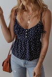 Tied Printed Cami - Trendsi - Flyclothing LLC