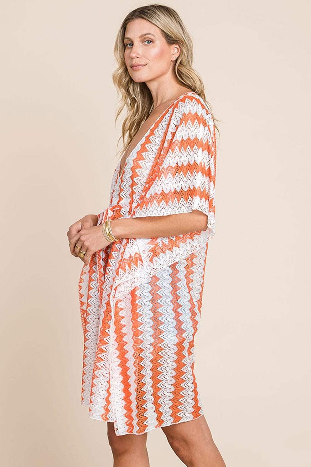 Cotton Bleu by Nu Label Multi Crochet Lace Cover Up - Trendsi - Flyclothing LLC