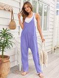 V-Neck Spaghetti Strap Jumpsuit - Trendsi - Flyclothing LLC