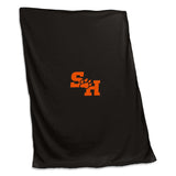 Sam Houston State Sweatshirt Blanket (Screened) - Logo Brands - Flyclothing LLC