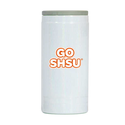 Sam Houston State 12oz Bubble Iridescent Slim Coolie - Logo Brands - Flyclothing LLC