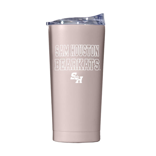 Sam Houston State 20oz Dusk Stencil Powder Coat Tumbler - Logo Brands - Flyclothing LLC
