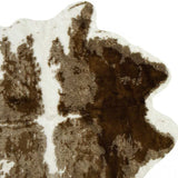 Brown And White Animal Print Area Rug - Homeroots - Flyclothing LLC